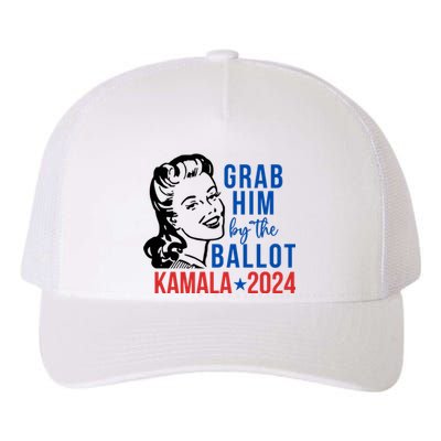 Grab Him By The Ballot Kamala Harris 2024 Yupoong Adult 5-Panel Trucker Hat