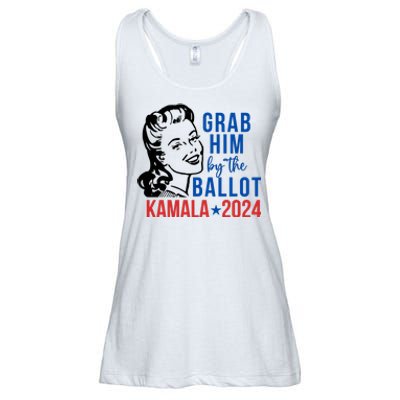 Grab Him By The Ballot Kamala Harris 2024 Ladies Essential Flowy Tank