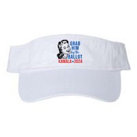 Grab Him By The Ballot Kamala Harris 2024 Valucap Bio-Washed Visor