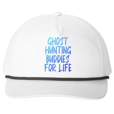 Ghost Hunting Buddies For Life Ghost Hunter Paranormal Gift Snapback Five-Panel Rope Hat