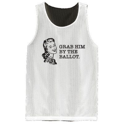 Grab Him By The Ballot Mesh Reversible Basketball Jersey Tank