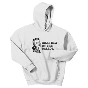 Grab Him By The Ballot Kids Hoodie