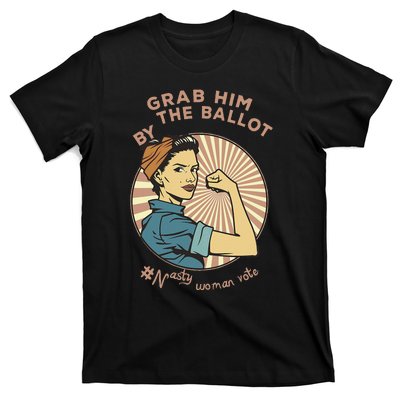 Grab Him By The Ballot Kamala Harris For President 2024 T-Shirt