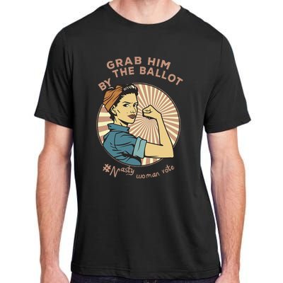 Grab Him By The Ballot Kamala Harris For President 2024 Adult ChromaSoft Performance T-Shirt