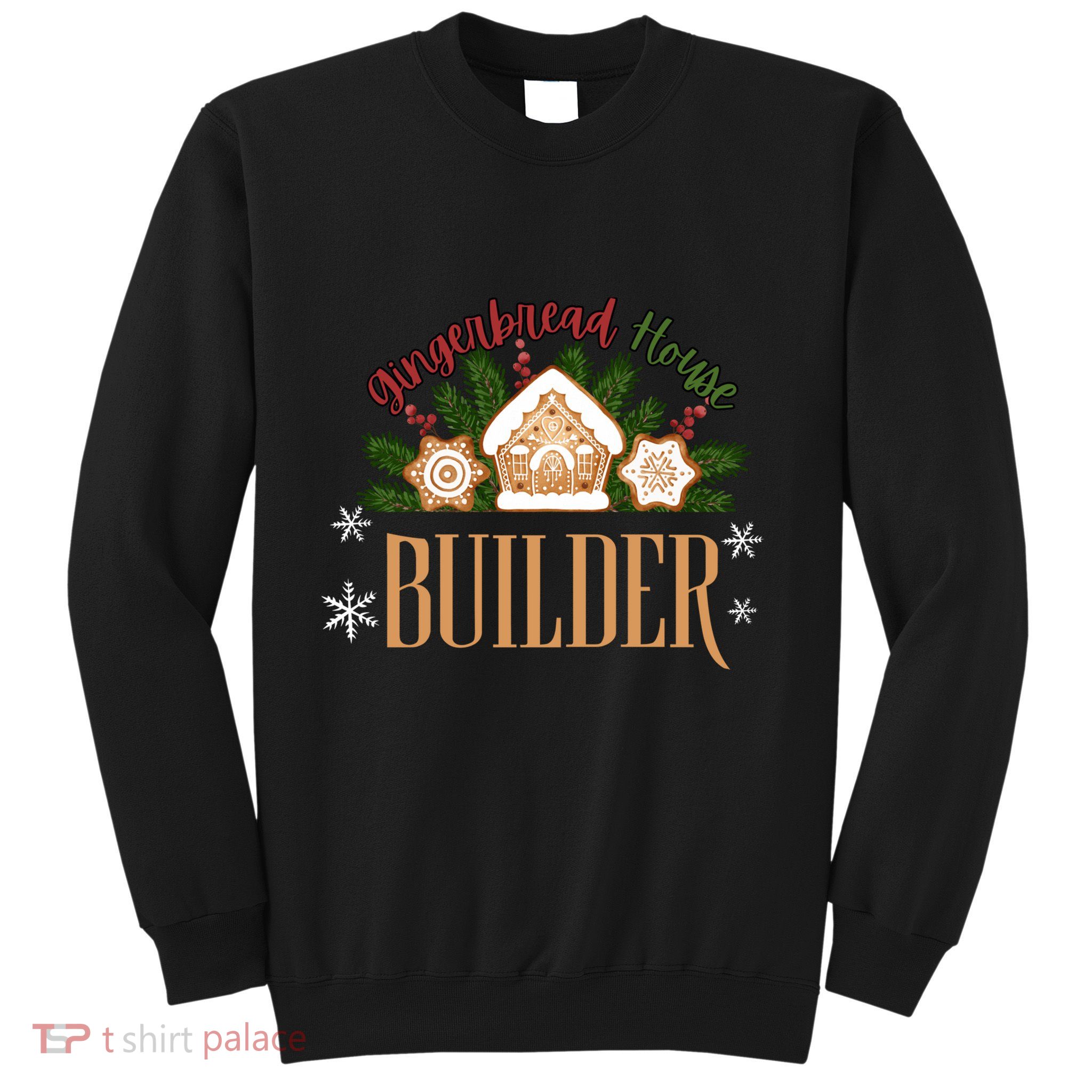 Gingerbread House Builder Xmas Christmas Cookie Baking Sweatshirt