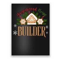 Gingerbread House Builder Xmas Christmas Cookie Baking Poster