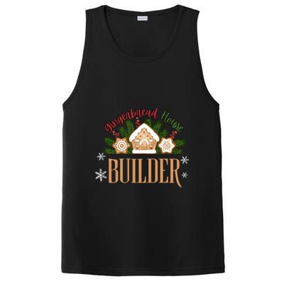 Gingerbread House Builder Xmas Christmas Cookie Baking PosiCharge Competitor Tank