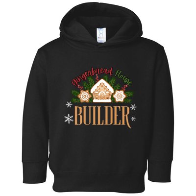 Gingerbread House Builder Xmas Christmas Cookie Baking Toddler Hoodie