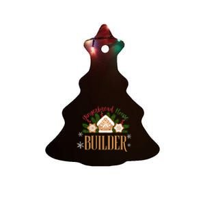 Gingerbread House Builder Xmas Christmas Cookie Baking Ceramic Tree Ornament