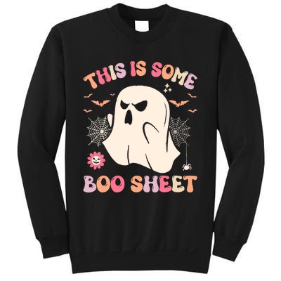 Groovy Halloween Boo Ghost Costume This Is Some Boo Sheet Sweatshirt