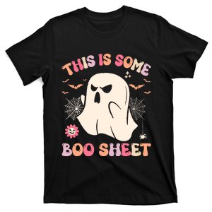 Groovy Halloween Boo Ghost Costume This Is Some Boo Sheet T-Shirt