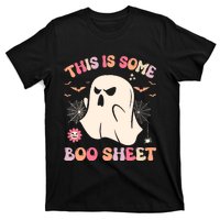 Groovy Halloween Boo Ghost Costume This Is Some Boo Sheet T-Shirt