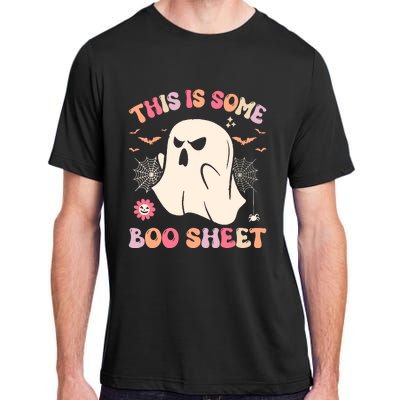 Groovy Halloween Boo Ghost Costume This Is Some Boo Sheet Adult ChromaSoft Performance T-Shirt