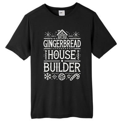 Gingerbread House Builder Xmas Christmas Cookie Baking Tall Fusion ChromaSoft Performance T-Shirt