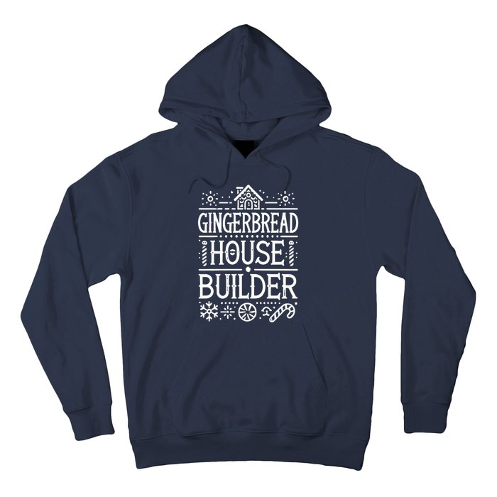 Gingerbread House Builder Xmas Christmas Cookie Baking Hoodie