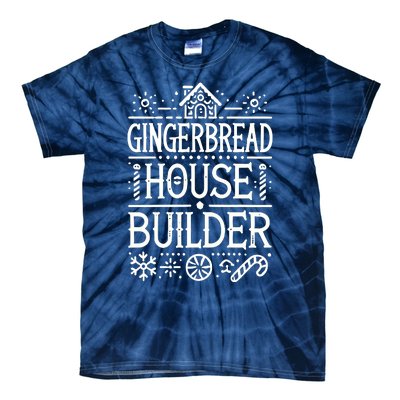 Gingerbread House Builder Xmas Christmas Cookie Baking Tie-Dye T-Shirt