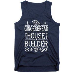 Gingerbread House Builder Xmas Christmas Cookie Baking Tank Top