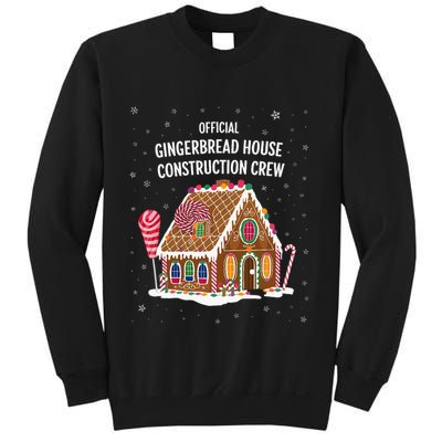 Gingerbread House Construction Crew Cookie Baking Christmas Sweatshirt