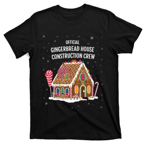 Gingerbread House Construction Crew Cookie Baking Christmas T-Shirt