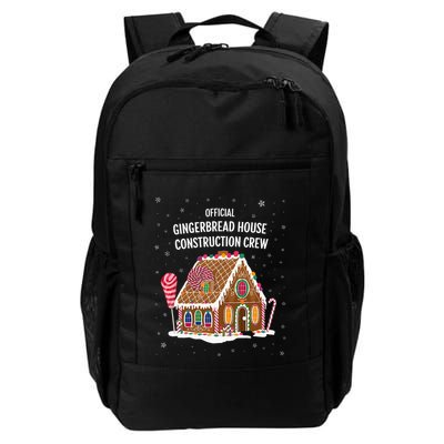 Gingerbread House Construction Crew Cookie Baking Christmas Backpack