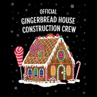 Gingerbread House Construction Crew Cookie Baking Christmas 16 in Basic Backpack