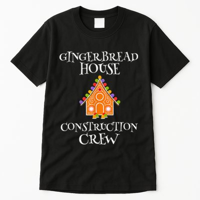 Gingerbread House Construction Crew Decorating Baking Xmas Tall T-Shirt