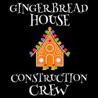 Gingerbread House Construction Crew Decorating Baking Xmas Drawstring Bag