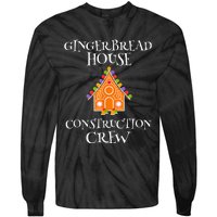 Gingerbread House Construction Crew Decorating Baking Xmas Tie-Dye Long Sleeve Shirt