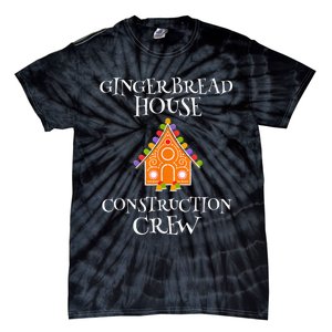 Gingerbread House Construction Crew Decorating Baking Xmas Tie-Dye T-Shirt