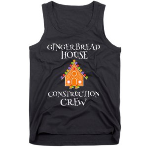 Gingerbread House Construction Crew Decorating Baking Xmas Tank Top