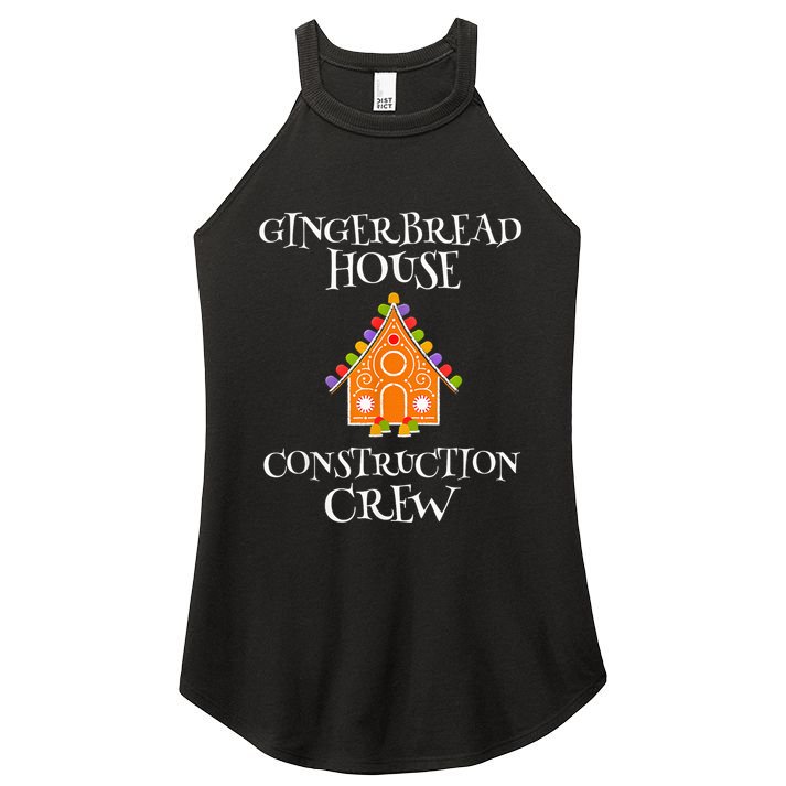 Gingerbread House Construction Crew Decorating Baking Xmas Women's Perfect Tri Rocker Tank
