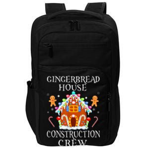 Gingerbread House Construction Crew Decorating Baking Xmas  Impact Tech Backpack