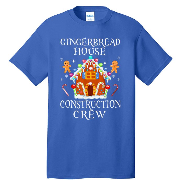 Gingerbread House Construction Crew Decorating Baking Xmas  Tall T-Shirt