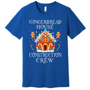 Gingerbread House Construction Crew Decorating Baking Xmas  Premium T-Shirt