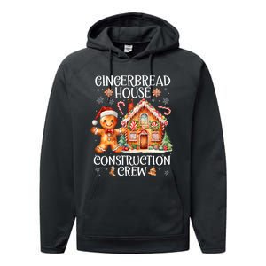 Gingerbread House Construction Crew Cookie Baking Christmas Performance Fleece Hoodie