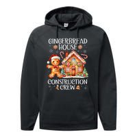 Gingerbread House Construction Crew Cookie Baking Christmas Performance Fleece Hoodie