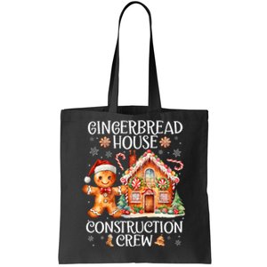 Gingerbread House Construction Crew Cookie Baking Christmas Tote Bag