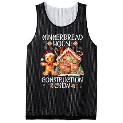 Gingerbread House Construction Crew Cookie Baking Christmas Mesh Reversible Basketball Jersey Tank