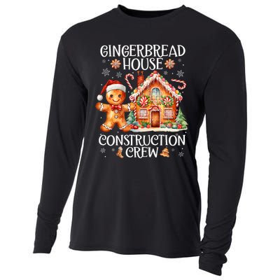 Gingerbread House Construction Crew Cookie Baking Christmas Cooling Performance Long Sleeve Crew