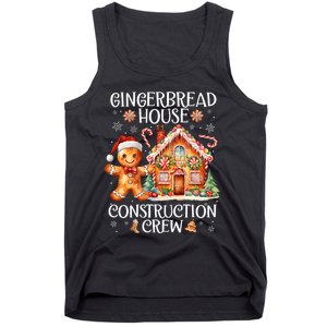 Gingerbread House Construction Crew Cookie Baking Christmas Tank Top