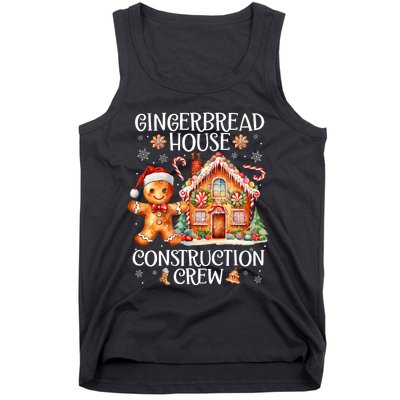 Gingerbread House Construction Crew Cookie Baking Christmas Tank Top