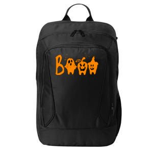 Group Halloween Costume Teeth Booo Pumpkin Witch Ghost Funny Gift City Backpack