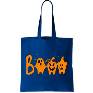 Group Halloween Costume Teeth Booo Pumpkin Witch Ghost Funny Gift Tote Bag