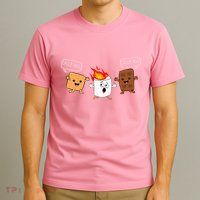 Group Hug Camping Campfire Chocolate Marshmallow SMores T-Shirt