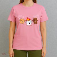 Group Hug Camping Campfire Chocolate Marshmallow SMores T-Shirt
