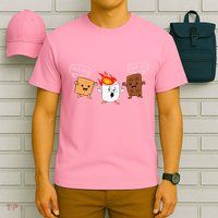 Group Hug Camping Campfire Chocolate Marshmallow SMores T-Shirt
