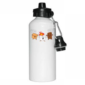 Group Hug Camping Campfire Chocolate Marshmallow SMores Aluminum Water Bottle