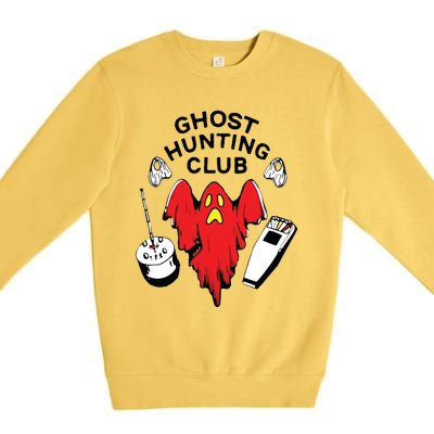 Ghost Hunting Club Funny Premium Crewneck Sweatshirt