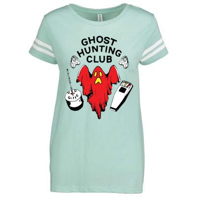 Ghost Hunting Club Funny Enza Ladies Jersey Football T-Shirt