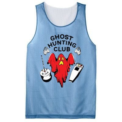 Ghost Hunting Club Funny Mesh Reversible Basketball Jersey Tank